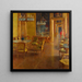 Interior painting of the Winter Palace of Prince Eugene of Savoy in Himmelpfortgasse - Carl Moll — framed artwork on a wall