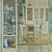 Interior White Painting - Carl Moll — artwork view
