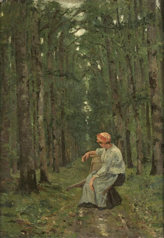 Ion Andreescu - Woman in the forest.webp