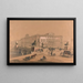 View of the Anichkov Bridge Saint Petersburg - Iosef Iosefovich Charlemagne — framed artwork on a wall
