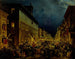 Evening in Rome - Ippolito Caffi — artwork view