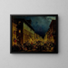 Evening in Rome - Ippolito Caffi — framed artwork on a wall