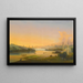 Sunrise over the Golden Horn - Ippolito Caffi — framed artwork on a wall