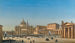 La Bénédiction de Pie IX sur la place Saint-Pierre à Rome - Ippolito Caffi — artwork view