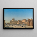 La Bénédiction de Pie IX sur la place Saint-Pierre à Rome - Ippolito Caffi — framed artwork on a wall