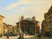 Le Panthéon de Rome - Ippolito Caffi — artwork view