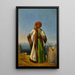 The Tobacconist - Ippolito Caffi — framed artwork on a wall