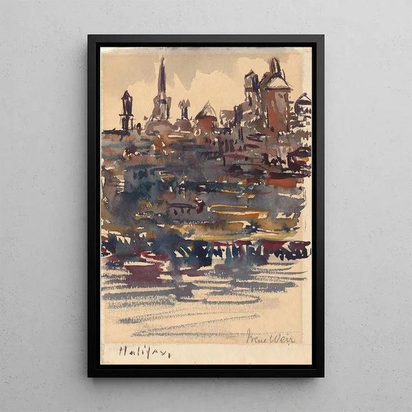 Halifax Painting - Irene Weir — framed artwork on a wall