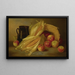 Autumn Still Life Painting - Irving Lewis Bacon — framed artwork on a wall