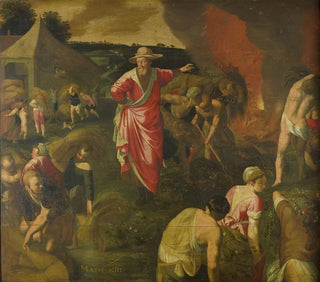Parable of the wheat and the tares - Isaac Claesz van Swanenburg — artwork view
