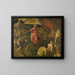 Parable of the wheat and the tares - Isaac Claesz van Swanenburg — framed artwork on a wall