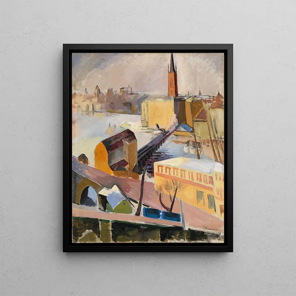 Riddarholm Church - Isaac Grünewald — framed artwork on a wall
