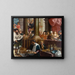 A feast - Isaac Isaacsz — framed artwork on a wall