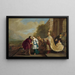Pharaoh presents Sarah to Abraham - Isaac Isaacsz — framed artwork on a wall