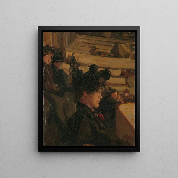 the theater - Isaac Israëls — framed artwork on a wall