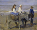 Boy and Girl on Donkeys - Isaac Israëls — artwork view