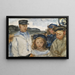 Children in the Oosterpark of Amsterdam - Isaac Israëls — framed artwork on a wall