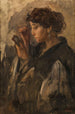 Lady with a Hand Mirror - Isaac Israëls — artwork view