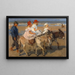 Balades à Dos d'Âne sur la Plage - Isaac Israëls — framed artwork on a wall