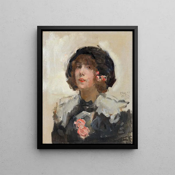 Portrait of a Woman - Isaac Israëls — framed artwork on a wall