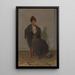 Dame sitting in Spanish dress - Isaac Israëls — framed artwork on a wall
