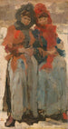 Two Young Women in the Snow - Isaac Israëls — artwork view