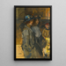 Two Cockney Girls - Isaac Israëls — framed artwork on a wall