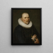 Portrait of a Burgomaster - Isaac Jacobsz van Hooren — framed artwork on a wall