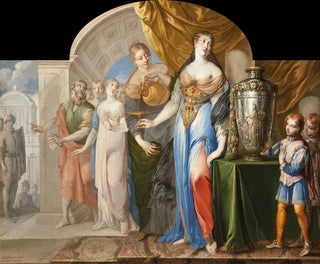 Sophonisbe drinking poison - Isaac Moillon — artwork view