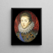 Charles Prince de Galles - Isaac Oliver — framed artwork on a wall