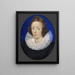 Portrait of a Young Gentleman - Isaac Oliver — framed artwork on a wall