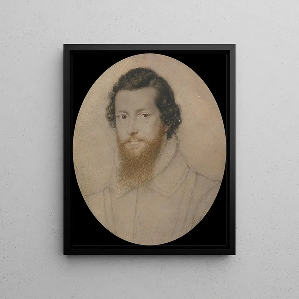 Robert Devereux, Second Earl of Essex - Isaac Oliver — framed artwork on a wall