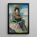 Young man sitting under a tree - Isaac Oliver — framed artwork on a wall