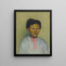 The African Girl - Isaac Rosenberg — framed artwork on a wall