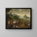 God creating the animals of the world - Isaac van Oosten — framed artwork on a wall