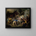The Death of Epaminondas - Isaac Walraven — framed artwork on a wall