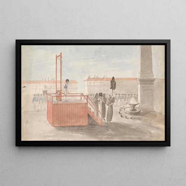 A Roman Execution - Isaac Weld — framed artwork on a wall
