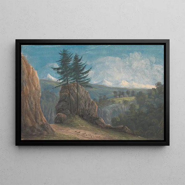 Canton of Bern Switzerland - Isaac Weld — framed artwork on a wall