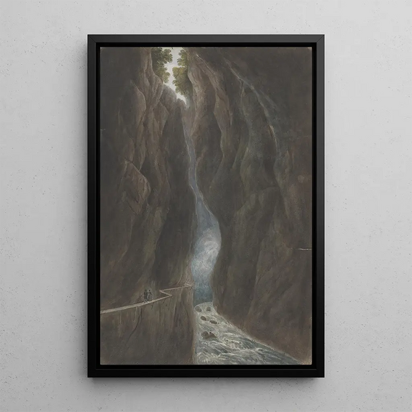 Pffeffen Bad Swiss Painting - Isaac Weld — framed artwork on a wall