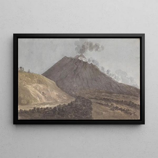 Vésuve - Isaac Weld — framed artwork on a wall