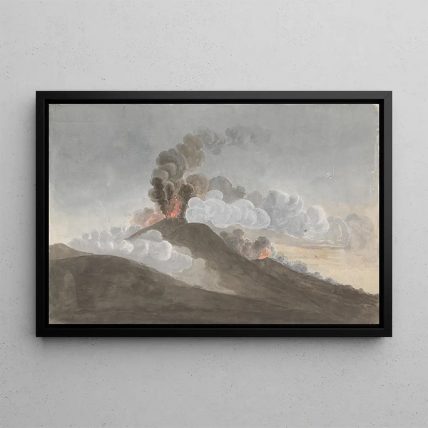 The Vesuvius Eruption - Isaac Weld — framed artwork on a wall