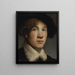 Tronie of a young man - Isaac de Jouderville — framed artwork on a wall
