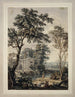 Landscape Arcadian Painting with Palace Architecture - Isaac de Moucheron — artwork view