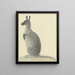 Kangaroo Painting - Isaac van Haastert — framed artwork on a wall