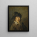 Self-portrait Painting - Isaac van Ostade — framed artwork on a wall