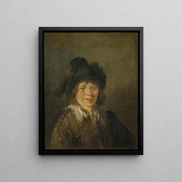 Self-portrait Painting - Isaac van Ostade — framed artwork on a wall