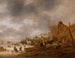 Winter Landscape Painting - Isaac van Ostade — artwork view