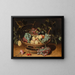 Nature morte avec des raisins - Isaak Soreau — framed artwork on a wall