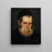 Portrait of a Jewish scholar - Isidor Kaufmann — framed artwork on a wall