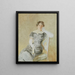 Portrait Painting of Juliette Kaufmann - Isidor Kaufmann — framed artwork on a wall